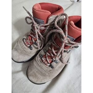 Columbia Womens Brown Boots Size 6.5 Newton Ridge Waterproof Hiking BL4552-212‎